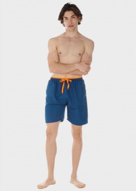 Ανδρικό μαγιό σόρτς μονόχρωμο λάστιχο στη μέση ΠΕΤΡΟΛ