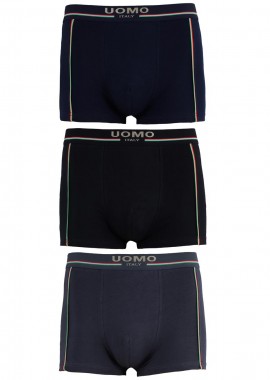 Boxer αντρικό εξωτερικό λάστιχο 3pack MULTI COLOUR