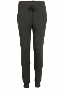 Ανδρικό παντελόνι φόρμας με τσέπες & λάστιχο πάνω κάτω. Fitness Collection. ΧΑΚΙ