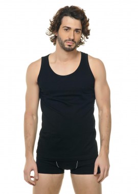 Φανέλα ράντα cotton SERGIO TACCHINI. ΜΑΥΡΟ