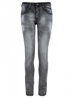 Παντελόνι ανδρικό jean ξεβάματα. Denim collection ΓΚΡΙ