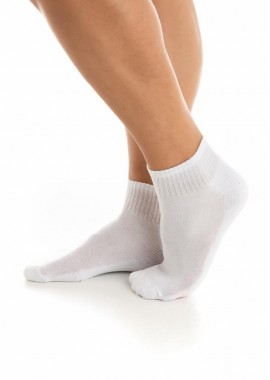 ΗΜΙΚΟΝΤΗ ΒΑΜΒΑΚΕΡΗ ΑΝΔΡΙΚΗ ΚΑΛΤΣΑ ΠΕΤΣΕΤΕ 3ΑΔΑ 4904 ΛΕΥΚΟ