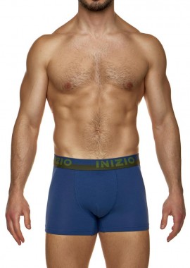 BOXER ΜΕ ΕΞΩΤΕΡΙΚΟ ΜΑΤ ΛΑΣΤΙΧΟ ΚΑΙ LOGO ΙΝΙΖΙΟ 44500 ΤΖΙΝ/ΜΠΛΕ
