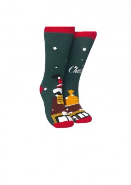 ΧΡΙΣΤΟΥΓΕΝΝΙΑΤΙΚΗ ΠΕΤΣΕΤΕ ΚΑΛΤΣΑ ΜΕ ΣΧΕΔΙΑ 3193-34 ΠΡΑΣΙΝΟ