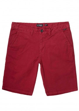 STRETCH CHINO SHORT PANTS ΚΟΚΚΙΝΟ