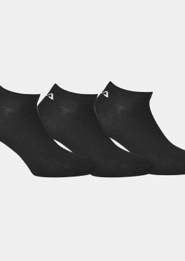 INVISIBLE PLAIN LOW CUT SOCKS ΜΑΥΡΟ