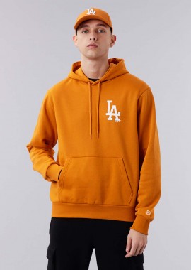 NEW ERA - LA DODGERS MLB LEAGUE ESSENTIAL HOODIE ΠΟΡΤΟΚΑΛΙ