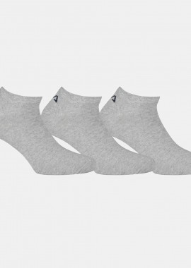INVISIBLE PLAIN LOW CUT SOCKS ΓΚΡΙ