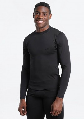 TARGET ISOTHERMAL LONG-SLEEVE T-SHIRT ΜΑΥΡΟ