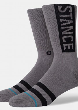 STANCE OG CREW SOCKS ΓΚΡΙ
