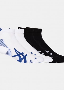 ASICS CUSHION RUN QUARTER SOCKS 2 PAIRS ΠΟΛΥΧΡΩΜΟ