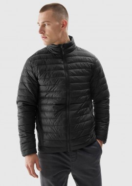 4F - 4F MEN'S DOWN JACKET WITH RECYCLED FILLING ΜΑΥΡΟ