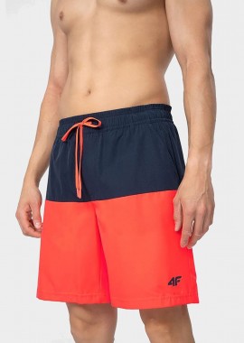 4F MEN'S BOARDSHORTS BEACH SHORTS ΚΟΚΚΙΝΟ