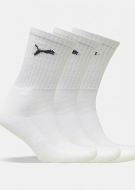 PUMA SPORT 3PAIR CREW SOCKS ΑΣΠΡΟ
