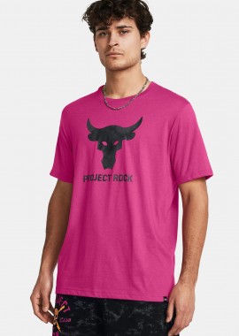 UNDER ARMOUR PROJECT ROCK PAYOFF GRAPHIC T-SHIRT ΡΟΖ