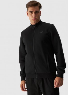 4F FULL-ZIP SWEATSHIRT ΜΑΥΡΟ