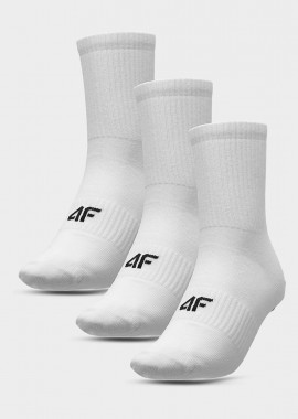4F MEN'S CASUAL CREW SOCKS (3-PACK) ΑΣΠΡΟ