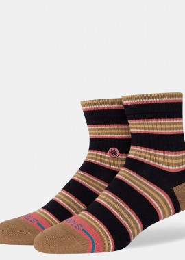 STANCE SPEAKEASY QUARTER SOCKS ΜΑΥΡΟ