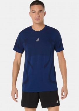 ASICS - ASICS ROAD SEAMLESS RUNNING T-SHIRT ΜΠΛΕ