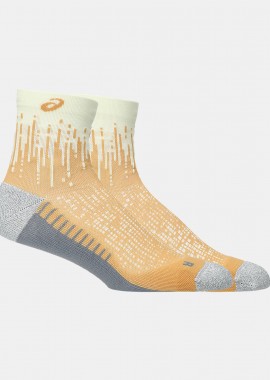 ASICS PERFORMANCE RUN QUARTER SOCKS ΑΣΠΡΟ