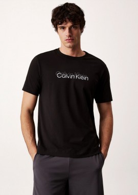 CALVIN KLEIN GRAPHIC LOGO T-SHIRT ΜΑΥΡΟ