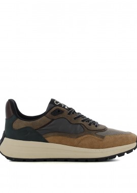 Καφέ ανδρικό sneaker