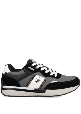 BEVERLY HILLS POLO CLUB - Μαύρο ανδρικό sneaker