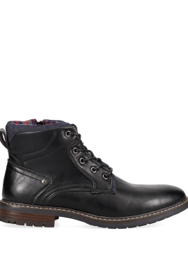 Μαύρο ανδρικό μποτάκι