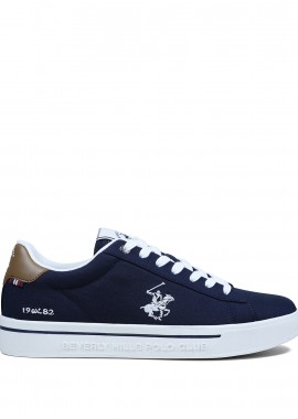 BEVERLY HILLS POLO CLUB - Μπλε ανδρικό sneaker