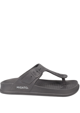 Γκρι ανδρική σαγιονάρα footbed