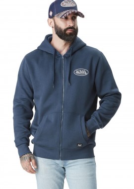 VON DUTCH - VON DUTCH Ανδρική Ζακέτα με Φερμουάρ VD/1/SWZ/SLI/NVN - Μπλε-VD/1/SWZ/SLI/NVN-BLUE