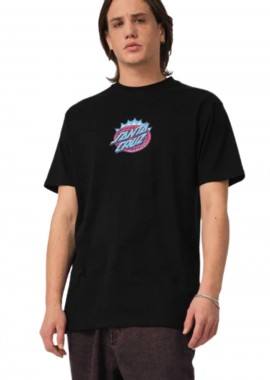 SANTA CRUZ T-Shirts Kendall End Of The Dot T-Shirt - BLACK-SCA-TEE-12759-BLACK