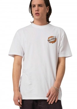 SANTA CRUZ T-Shirts Slime Scream T-Shirt - WHITE-SCA-TEE-12777-WHITE