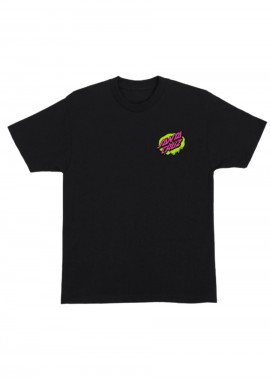 SANTA CRUZ T-Shirts Slime Scream T-Shirt - BLACK-SCA-TEE-12783-BLACK