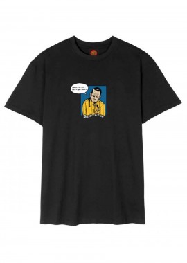 SANTA CRUZ T-Shirts Dressen Laugh It Up T-Shirt - BLACK-SCA-TEE-12825-BLACK