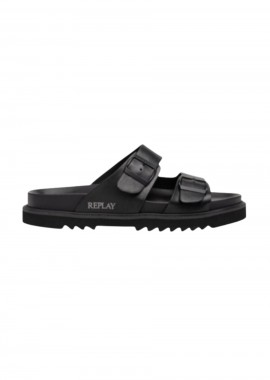 REPLAY Sandals Hallan City Double‑Band – Μαύρο-GMF5Z.003.C0001S-BLACK