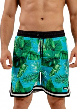 BEE UNUSUAL Μαγιό Ανδρικό Jungle Board Shorts - MULTI-BB-256001-MULTI