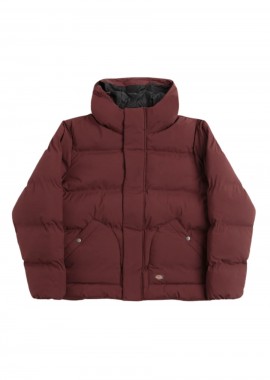 DICKIES Μπουφάν EAGLEVILLE HOODED PUFFER - ΜΠΟΡΝΤΟ-DK0A87OHL161