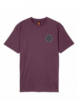 SANTA CRUZ Ανδρική Μπλούζα Dressen Roses Evo- Mπορντό-SCA-TEE-13179