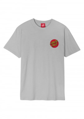 Santa Cruz Classic Dot Ανδρικό T-Shirt Γκρι-SCA-TEE-12849