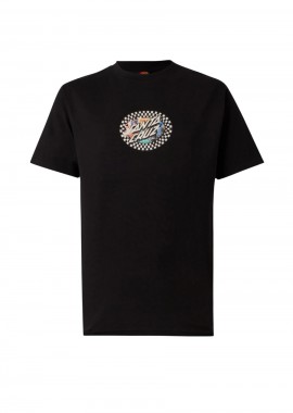 Santa Cruz Collage Oval Dot Ανδρικό T-Shirt - Μαύρο-SCA-TEE-13227-BLACK