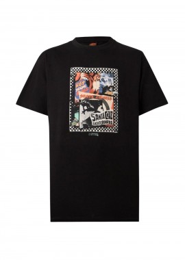 Santa Cruz Ad Collage Front Ανδρικό T-Shirt – Μαύρο-SCA-TEE-13269-BLACK