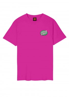 Santa Cruz Vertigo Dot Ανδρικό T-Shirt - Ροζ-SCA-TEE-13335