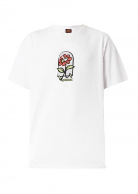 SANTA CRUZ - Santa Cruz Delfino Flower Guy Ανδρικό T-Shirt - Λευκό-SCA-TEE-13365-WHITE
