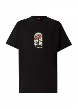 Santa Cruz Delfino Flower Guy Ανδρικό T-Shirt - Μαύρο-SCA-TEE-13371-BLACK