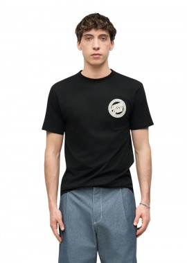SANTA CRUZ Loco Dot Ανδρικό T-Shirt - Μαύρο-SCA-TEE-13527-BLACK