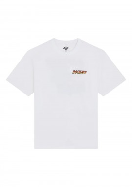 DICKIES - DICKIES Nashport Pit Crew Ανδρικό T-Shirt - Λευκό-DK0A89EO0WH1-WHITE