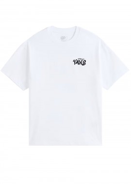 Vans Repear Sam Ανδρικό T-Shirt Loose Fit - Λευκό-VN000VXDWHT1-WHITE