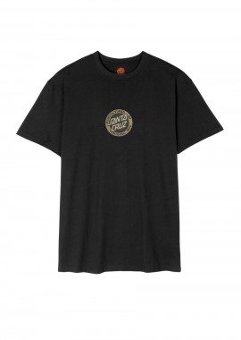 SANTA CRUZ T-Shirts Carved MFG Front T-Shirt - ΜΑΥΡΟ-SCA-TEE-12178-BLACK