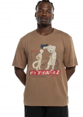 Capslab Dragon Ball Ανδρικό T-Shirt - Καφέ-CL/DBZ7/1/TR/NAM-BROWN